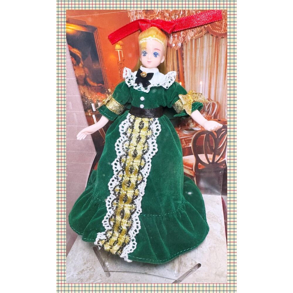 Vtg Takara Japan Jenny Compact Mini Fashion Doll European Dress Barbie 5.5"